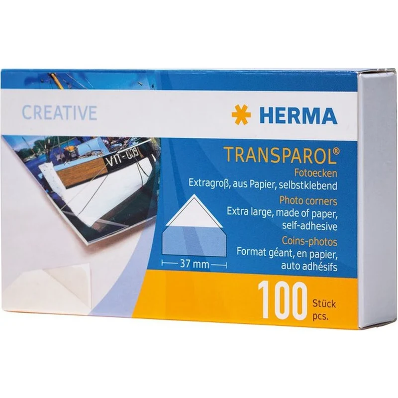 Herma Transparol coins photo grand 2 bandes 100