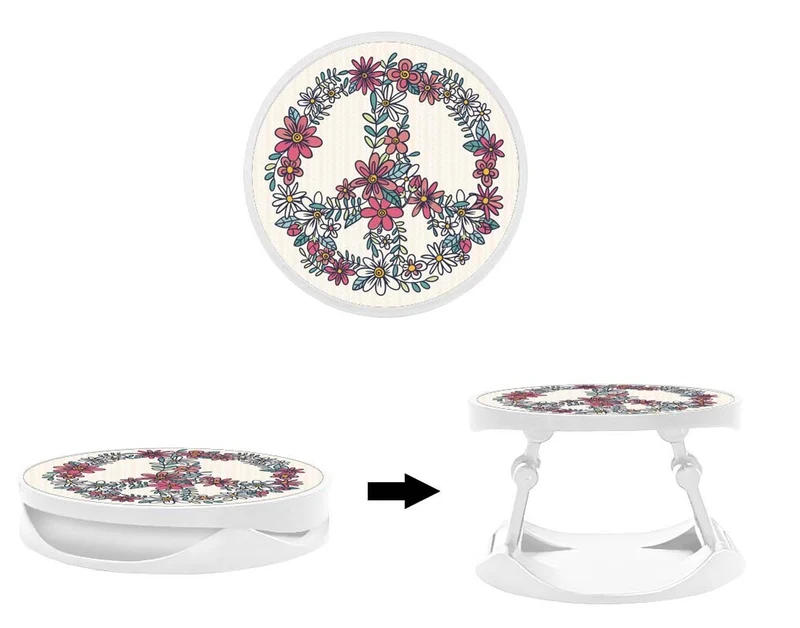 Grip imprimé | Design Love and peace floral