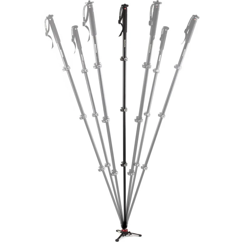 Manfrotto Monopode Vidéo Alu 4 Sections + Rotule MVH500