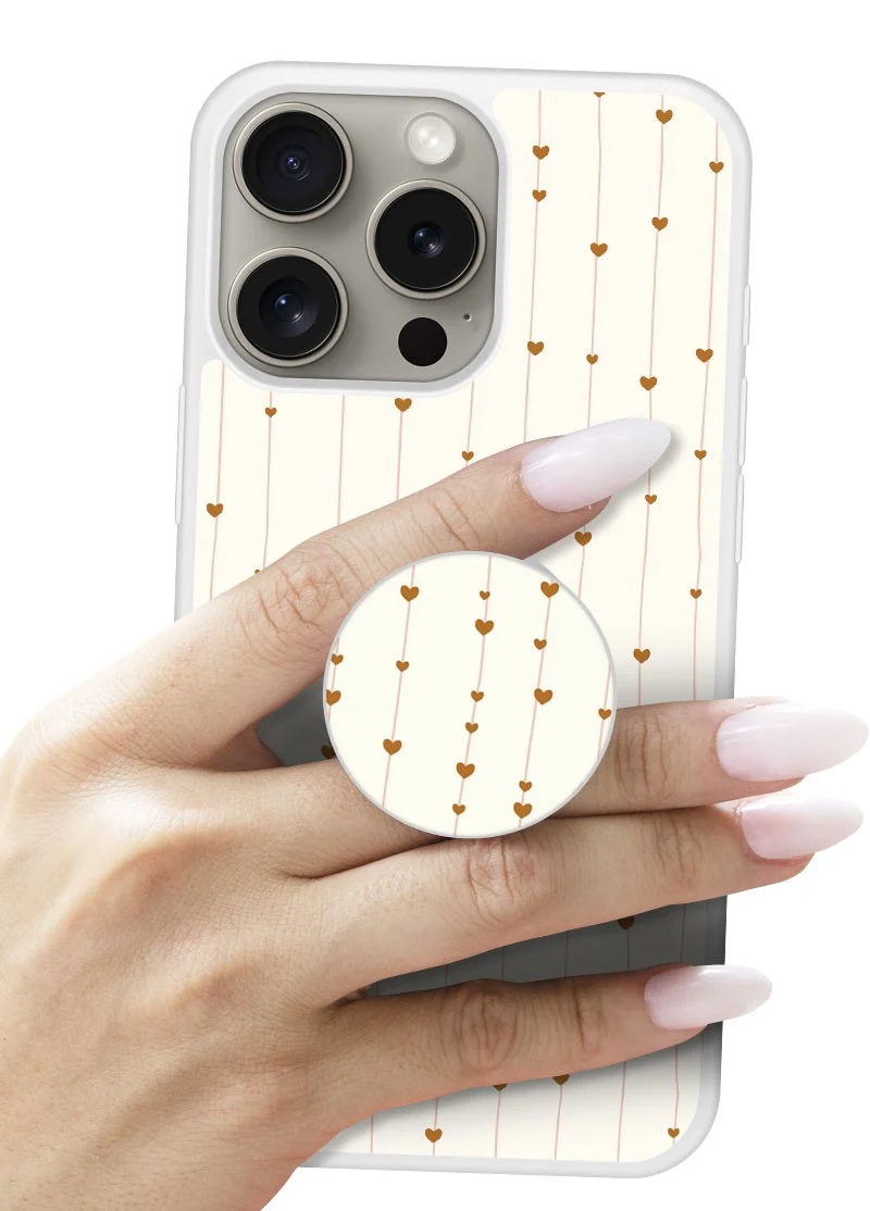 Grip imprimé | Design Striped hearts
