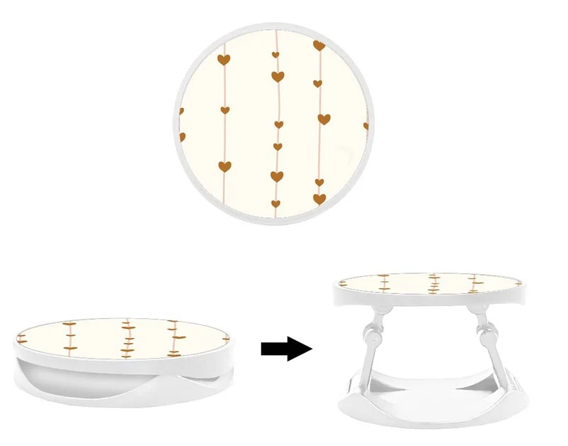 Grip imprimé | Design Striped hearts