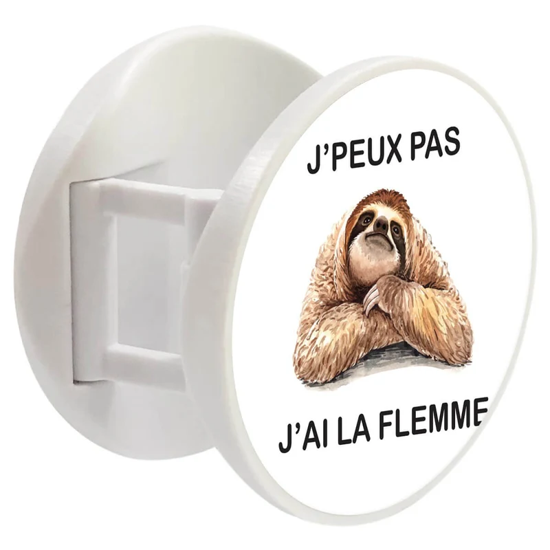 Grip imprimé | Design J'peux pas j'ai la flemme