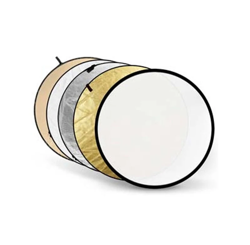 Godox 5-en-1 or, argent, or doux, blanc et translucide 110 cm