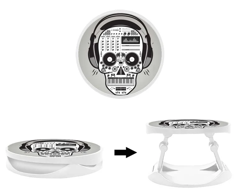 Grip imprimé | Design Skull Music