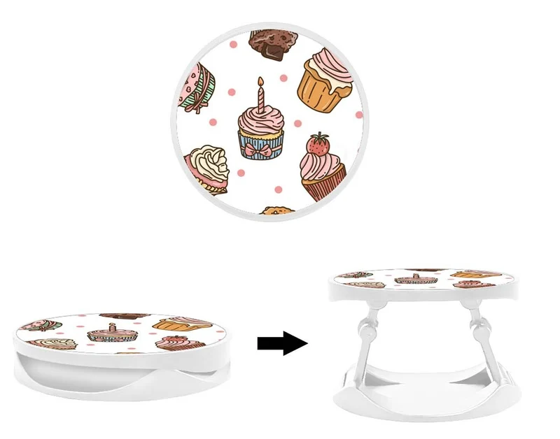 Grip imprimé | Design Cupcake vintage