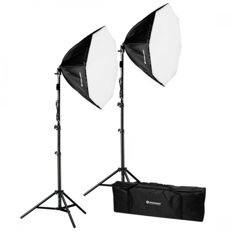 Bresser BR-2860 LED Kit d'éclairage lumière du jour 2x50W
