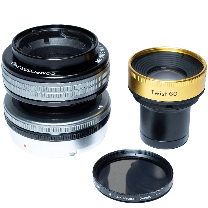 Lensbaby Composer Pro II w/ Twist 60 Optic + Filtre ND Nikon Z