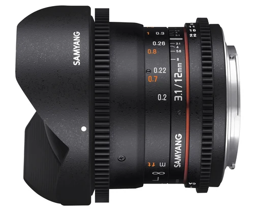 Samyang 12mm T3.1 VDSLR ED AS NCS fisheye Sony type E