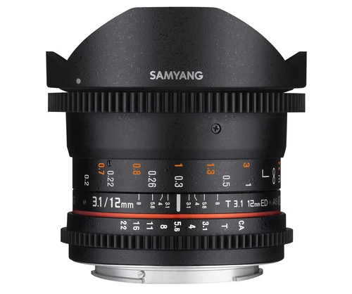 Samyang 12mm T3.1 VDSLR ED AS NCS fisheye Sony type E