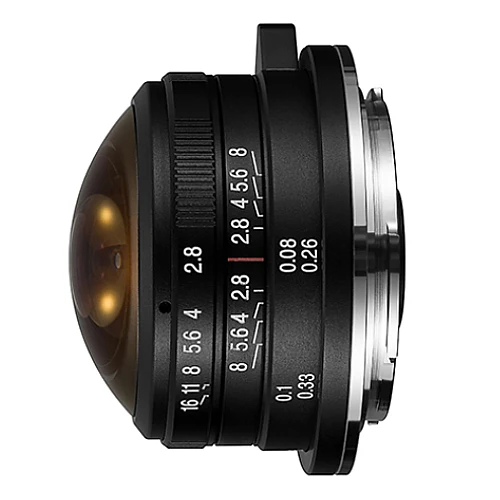 Laowa 4mm f / 2.8 Fisheye circulaire pour Fuji X
