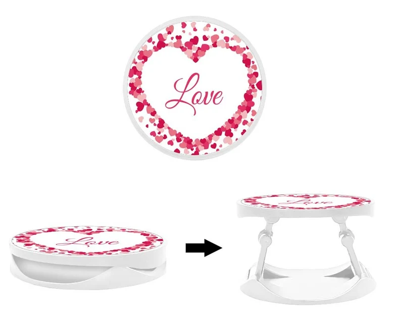 Grip imprimé | Design Confettis de Coeurs Love