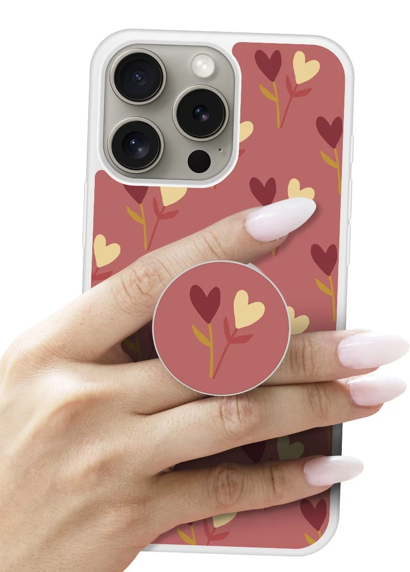Grip imprimé | Design Brindilles de cœurs