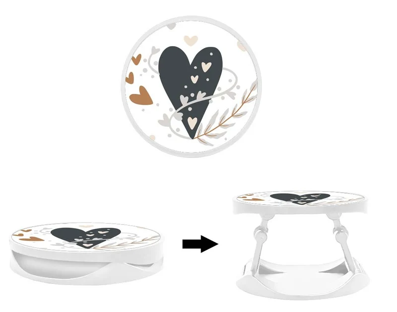 Grip imprimé | Design Boho hearts
