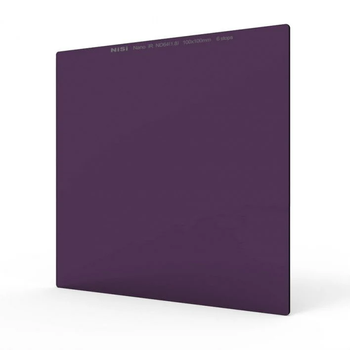NiSi Nano iRND64 (1.8) 100x100mm Filtre gris 6 arrêts