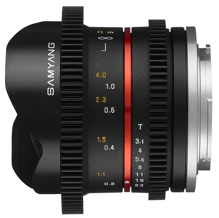Samyang 8mm T3.1 Cine UMC Fisheye II Sony Monture E