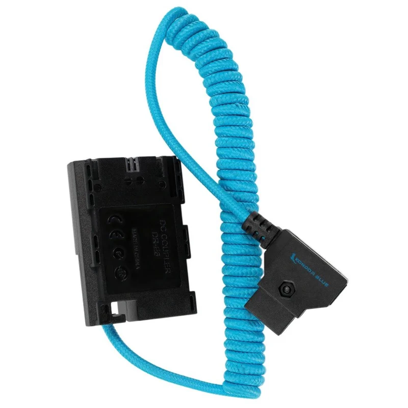 Kondor Blue D-Tap Câble vers Batterie Factice Canon LPE6