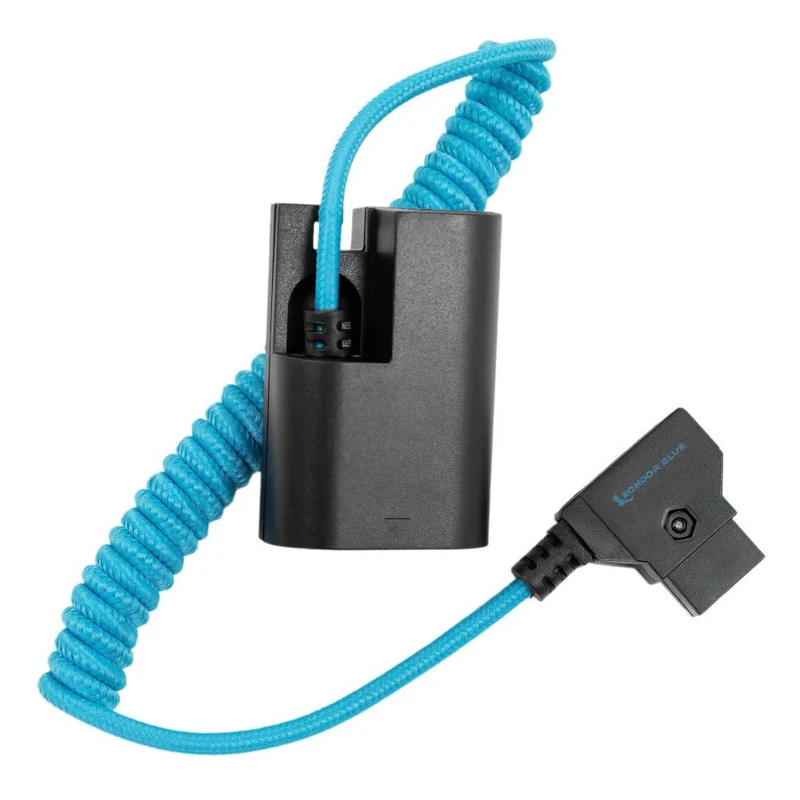 Kondor Blue D-Tap Câble vers Batterie Factice Canon LPE6