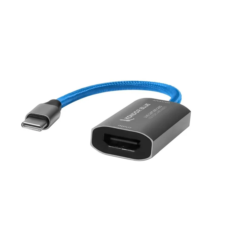 Kondor Blue HDMI Carte de Capture vers USB-C pour la Diffusion en Direct de Vidéos et d'audio