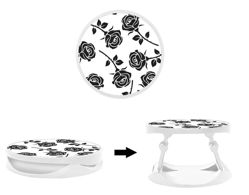 Grip imprimé | Design Roses noires