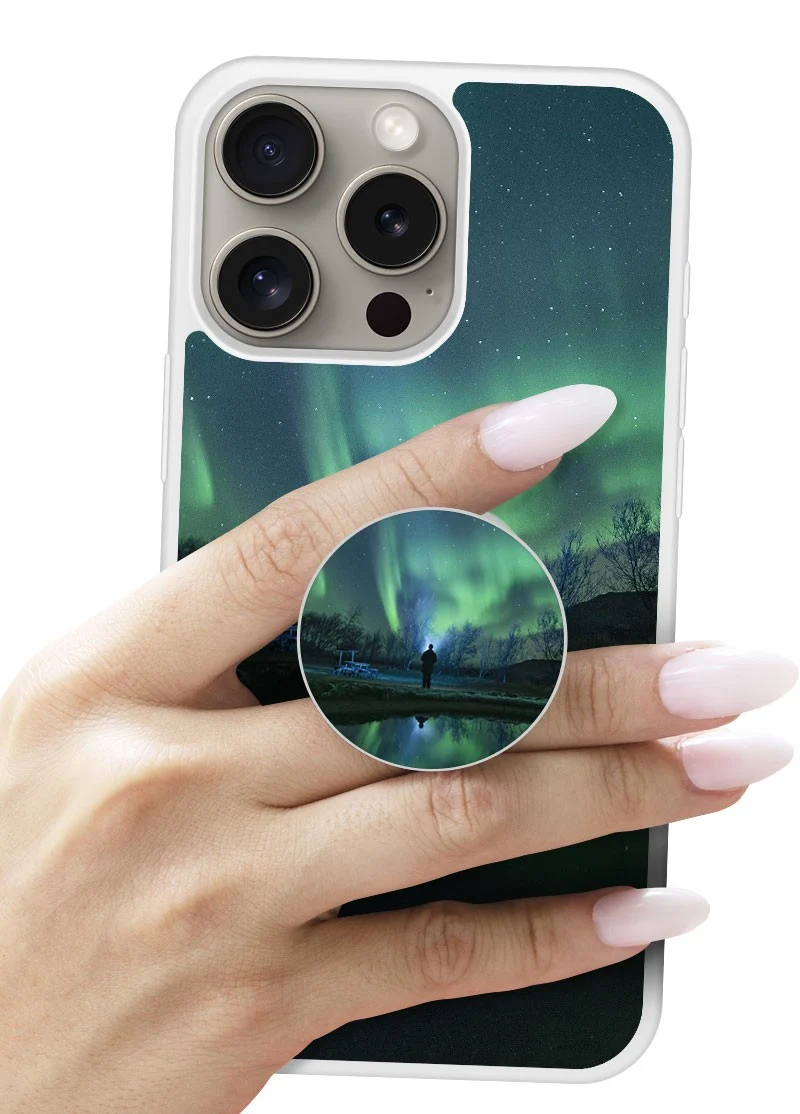 Grip imprimé | Design Aurores Boréales