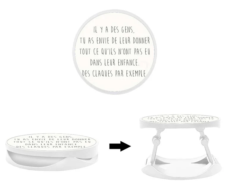 Grip imprimé | Design Citation 01