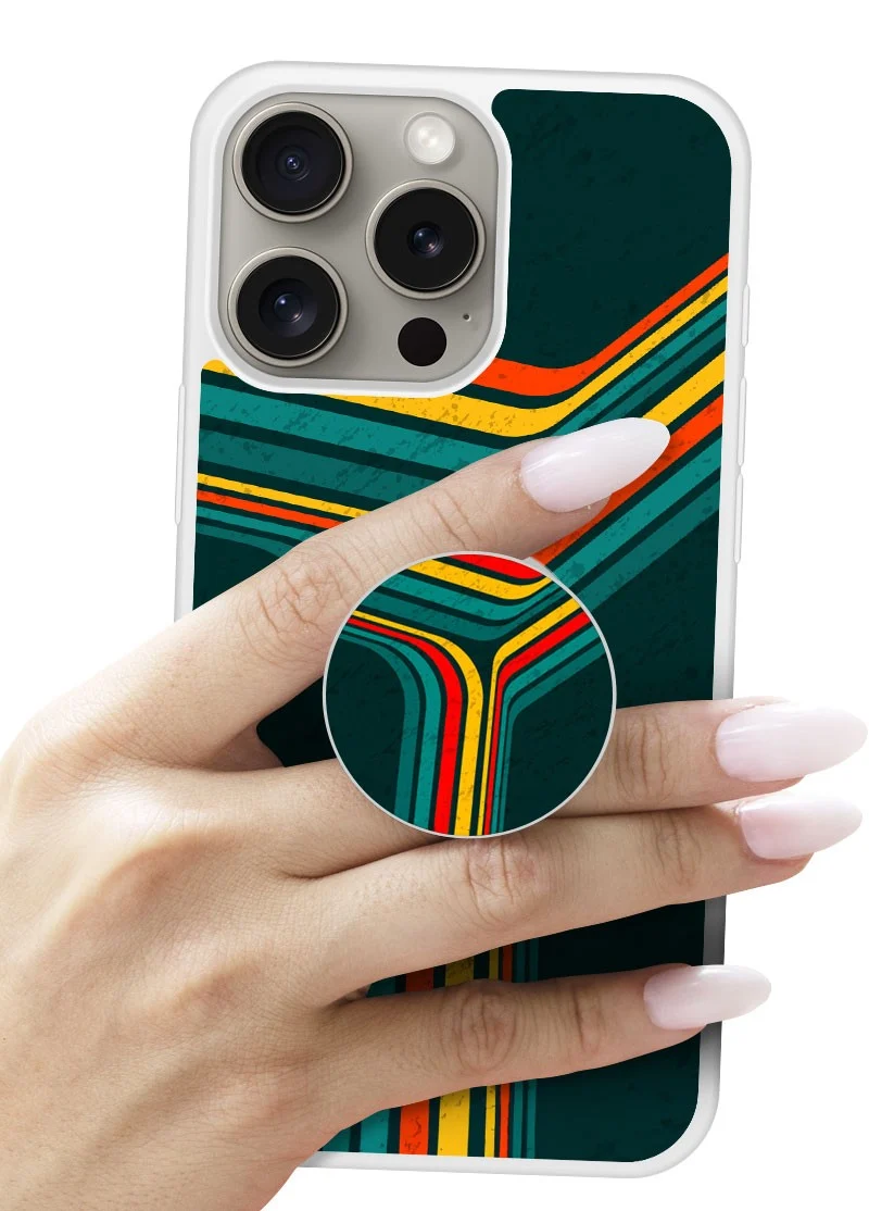 Grip imprimé | Design Retro lines