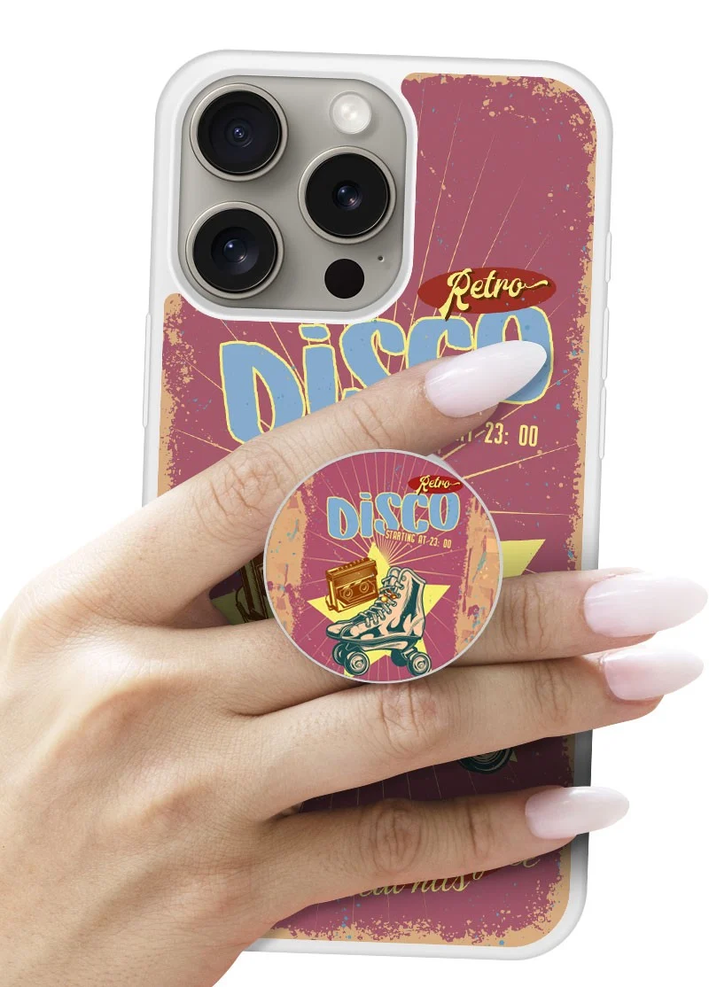 Grip imprimé | Design Retro disco