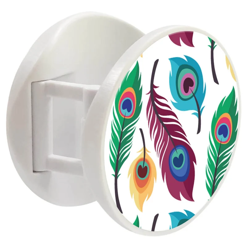 Grip imprimé | Design Plume de Paon