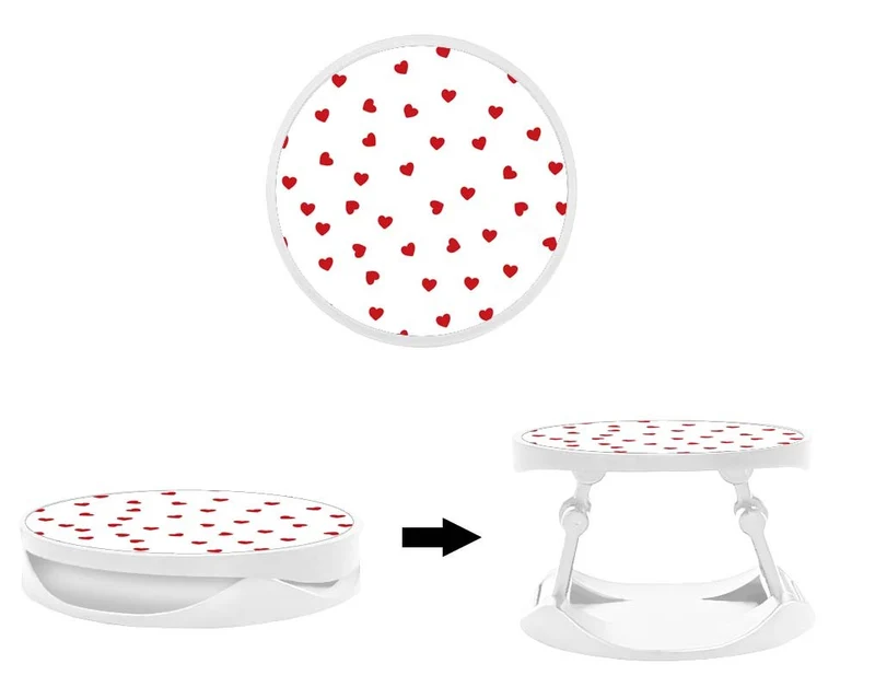 Grip imprimé | Design Pluie de Coeurs