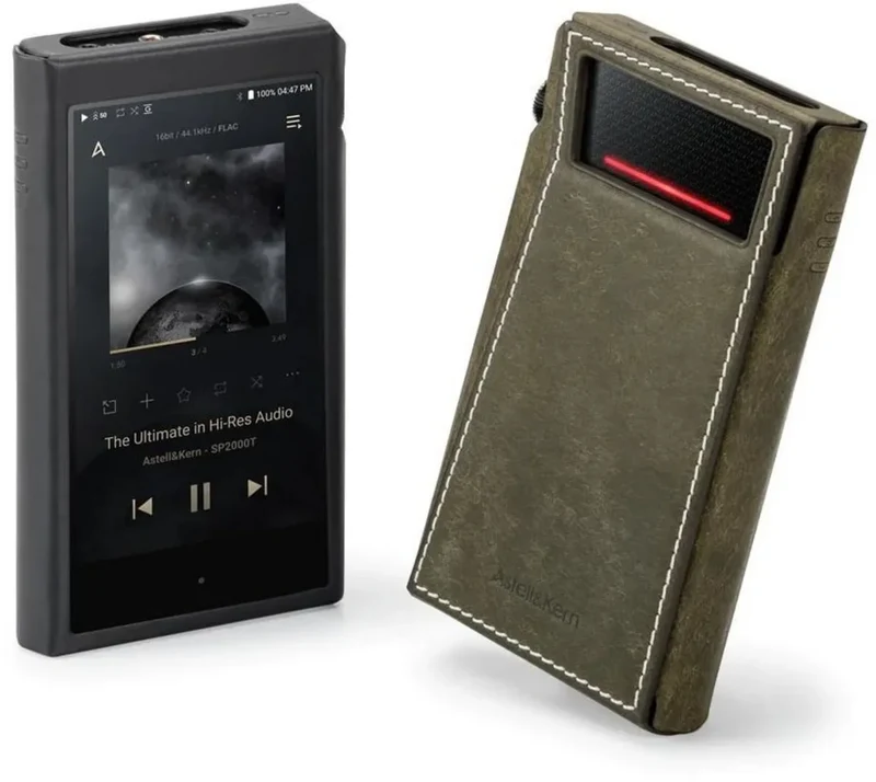 Astell Kern Étui Cuir Premium Noir pour SP2000T