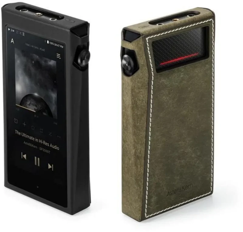 Astell Kern Étui Cuir Premium Noir pour SP2000T