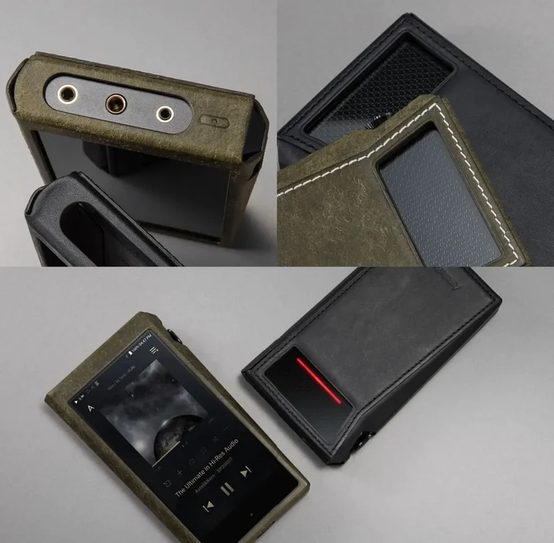 Astell Kern Étui Cuir Premium Noir pour SP2000T