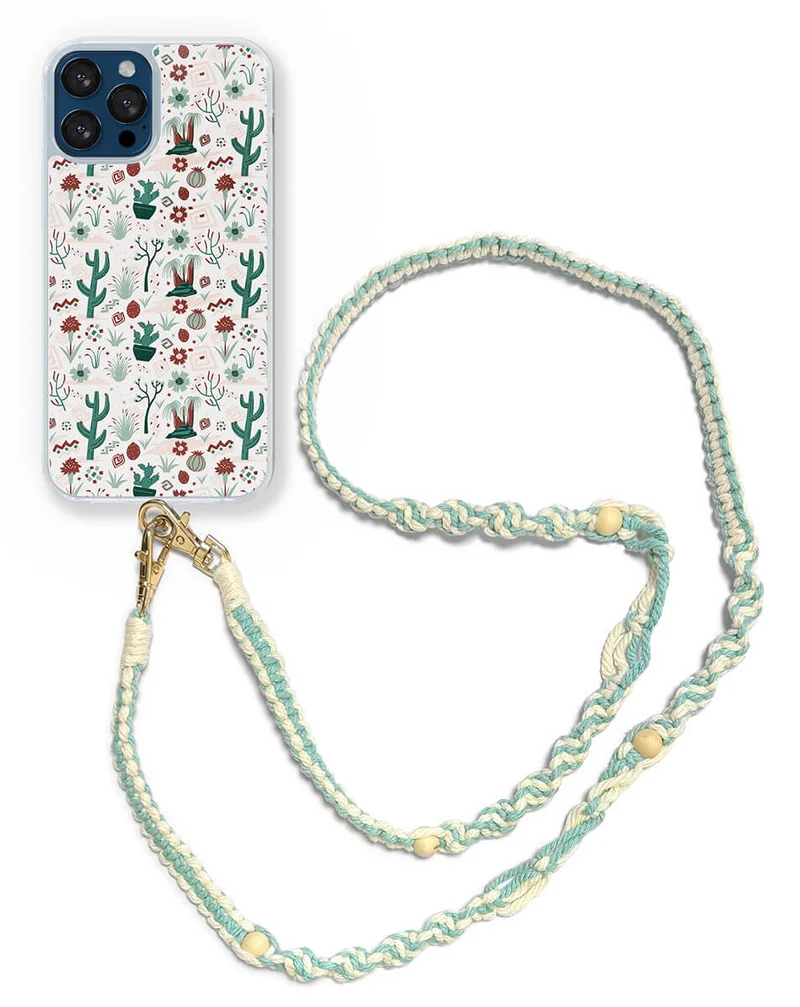 Cordon tressé long pour téléphone | Frost