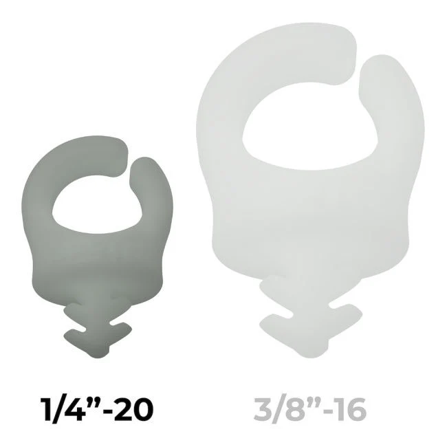 SPRIG Cable Opening 9mm 1/4”-20 - Glow-dans-the-Dark - 6-Pack