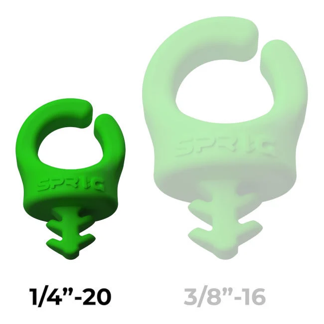 SPRIG Câble Opening 9mm 1/4”-20, Vert, 6-Pack