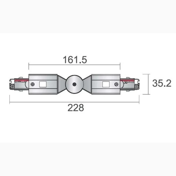Absinthe Lights A-Track 3-Phase Adjustable Angle Connector