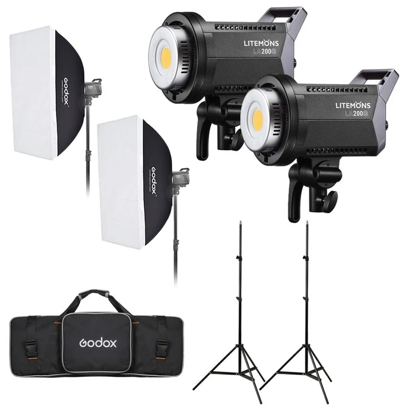 Godox Litemons LA200D Kit duo lumière du jour