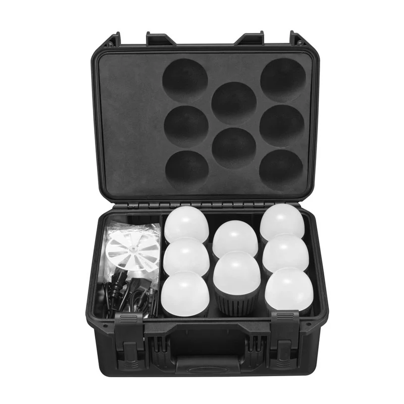 Godox C7R-K8B KNOWLED RGBWW Kit de 8 ampoules créatives (E27)