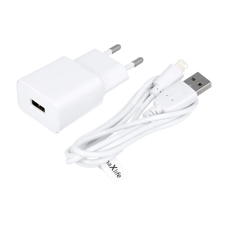 Chargeur Maxlife avec câble Lightning - Blanc