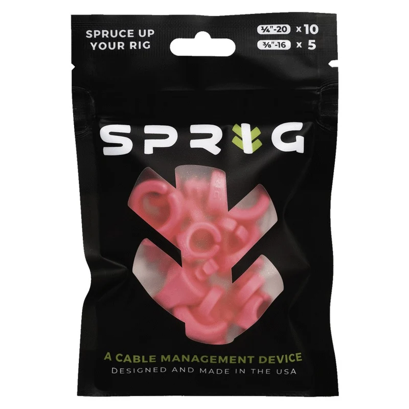 SPRIG Rose Value Pack; 10x 1/4”-20 Sprigs + 5x 3/8”-16 Big Sprigs
