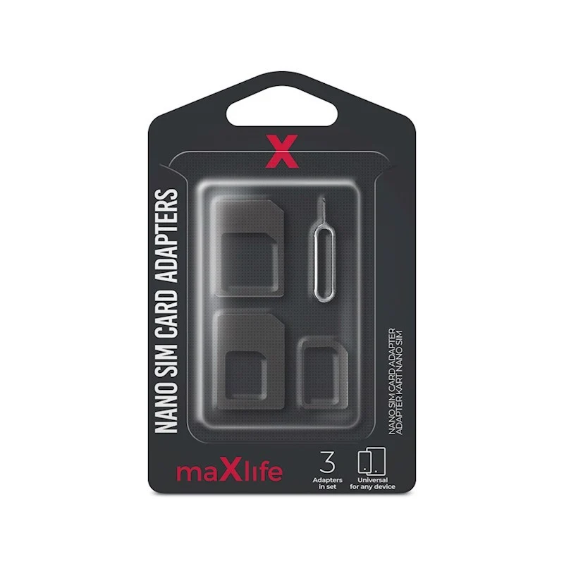 Adaptateurs de carte Nano SIM - Noir