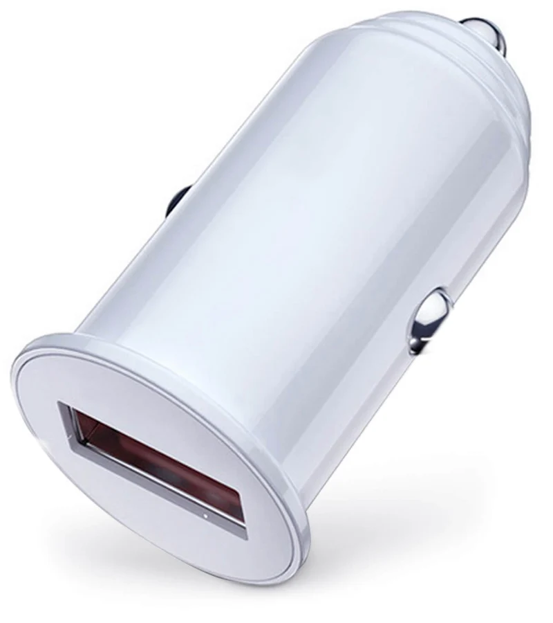 Chargeur allume cigare USB 1A - Blanc