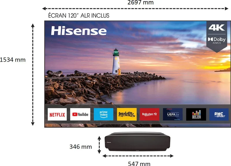 Hisense 120L5F-A12 Noir