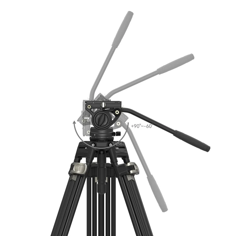 SmallRig 4163 FreeBlazer Kit trépied robuste en alliage d'aluminium AD-80