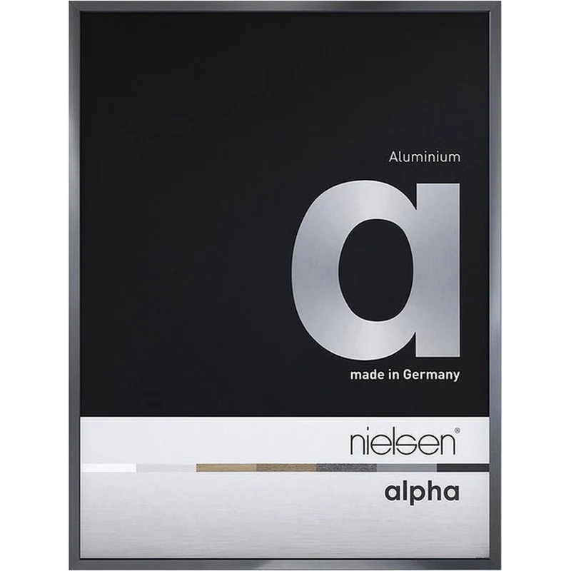 Nielsen Alpha Cadre photo 50x70 gris foncé brillant