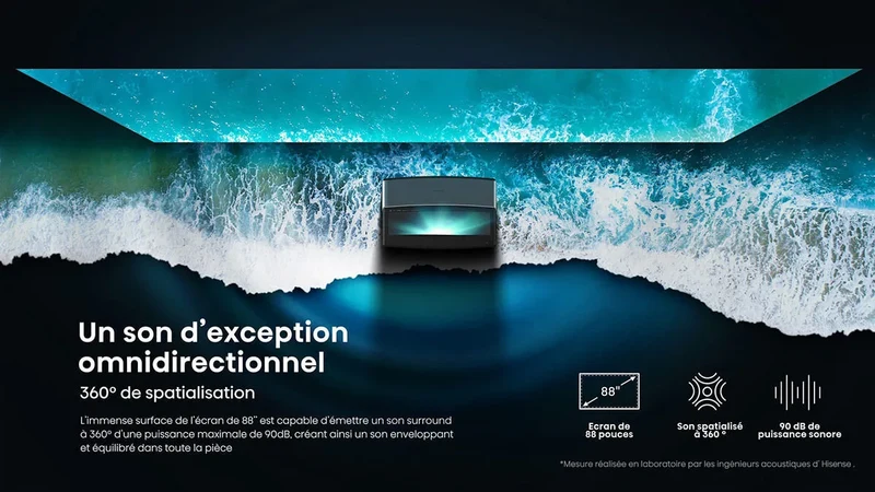 Hisense 88L5VG Noir