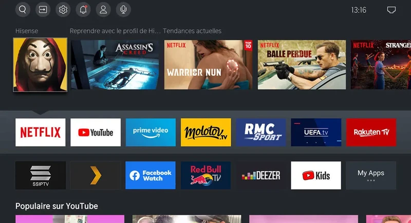Hisense 88L5VG Noir
