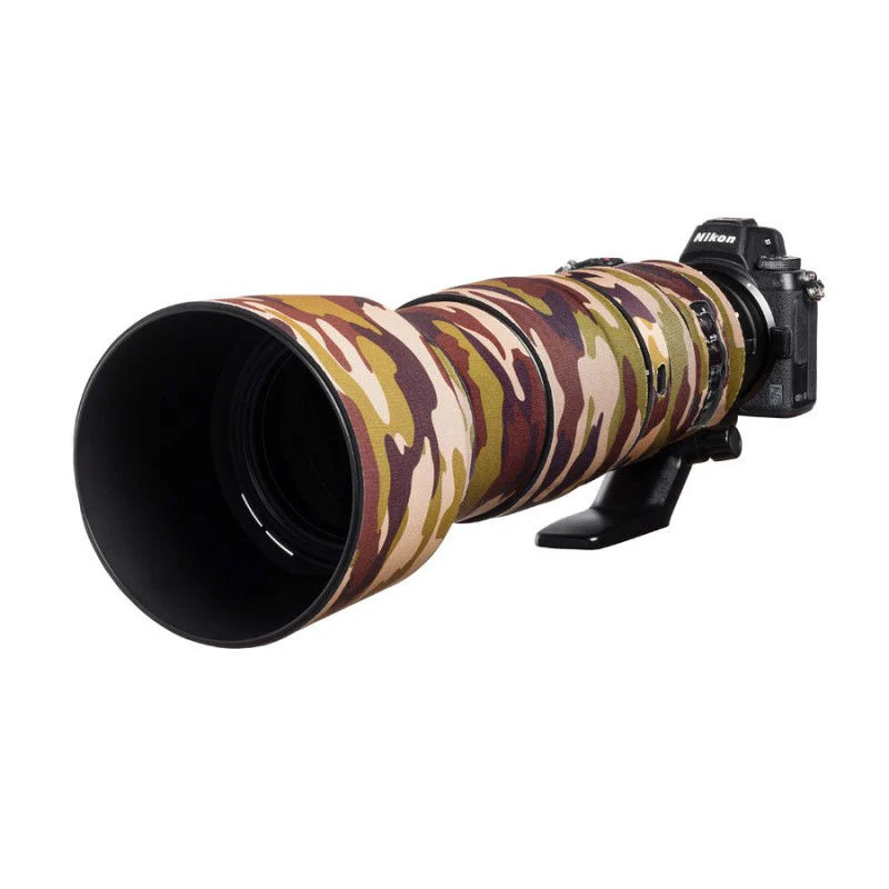 easyCover Couvre-objectif Oak pour Nikon AF-S 200-500mm f/5,6E ED VR Marron Camouflage