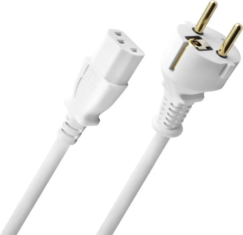 Oehlbach Powercord C13 Blanc (5 m)