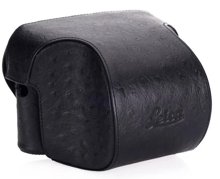 Leica 14862 en Cuir ever ready Étui M ostrich Noir